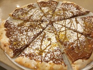 Pizza con Nutella