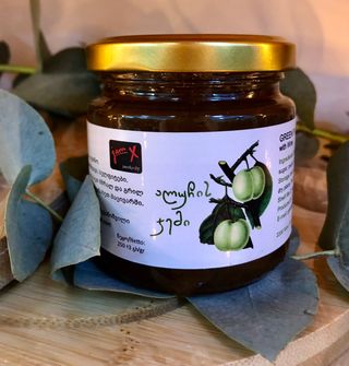 ალუჩის ჯემი ღვინით 250 გრ