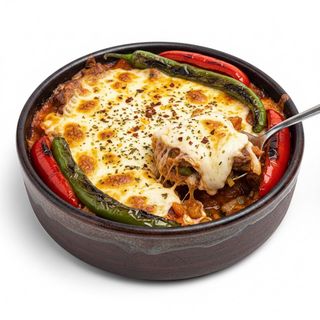 Patatas con Carne y Queso Gratinado Grande