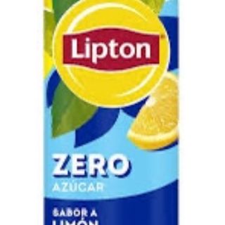 Lata de Lipton de limón 