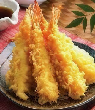 131. Tempura di gamberi - 3 pezzi