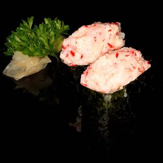 Gunkan negi granchio ebi 2 pezzi