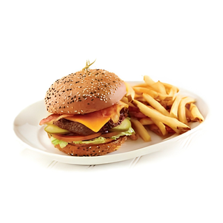 Classic Burger avec Frites
