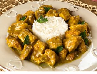 Riso con pollo al curry