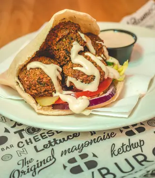 Falafel Sandwich.