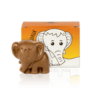 Шоколадна Фігурка Слоник З Молочного Шоколаду