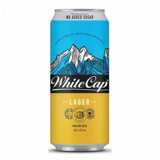 WhiteCap Lager No Added Sugar, 500ml
