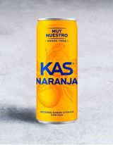 KAS Naranja Zero Refresco con gas sabor Naranja sin Azúcar Lata 330ml