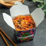 Հնդկաձավարի լափշա մանրածովախեցգետնով և բանջարեղենով