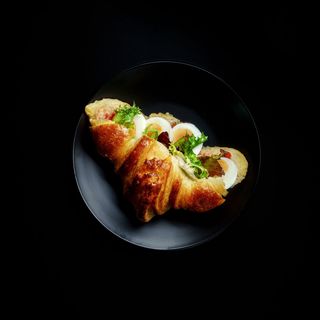 Croissant Huevo Duro
