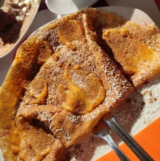 Crepe com Leite Condensado e Coco