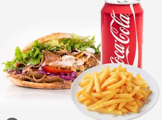 Menú Kebab Grande