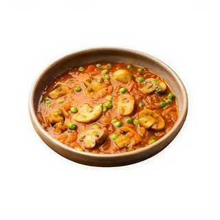 Chicken mushrooms balti