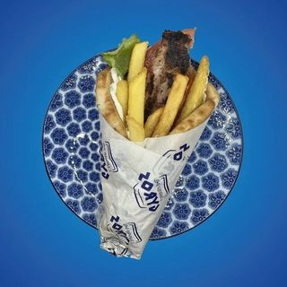 Pita souvlaki di maiale