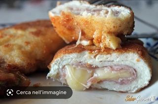 Milanese de lomo rellena de York y queso