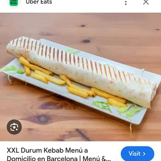 Durum (3 uds.), patata y 3 bebidas (33 cl.)