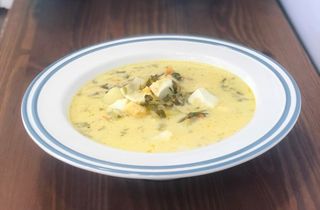 Zupa szczawiowa z jajkiem