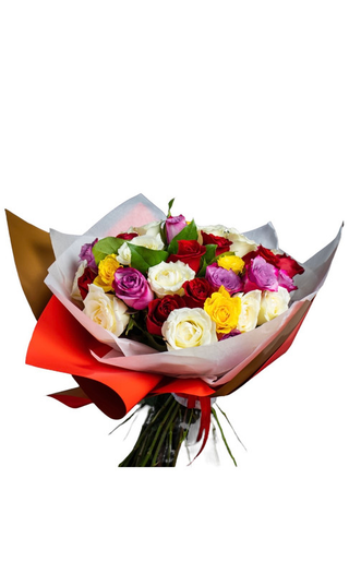 Multicolor roses