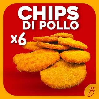Chips di pollo 6 pezzi