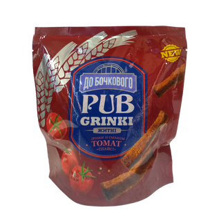 Грінки Flint До Бочкового Житні Томати 120г