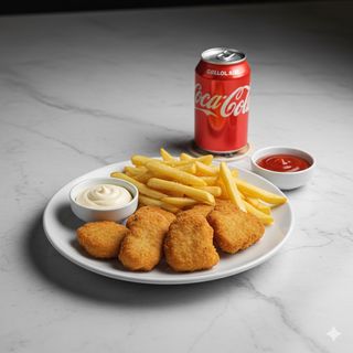 Chicken nuggets menu