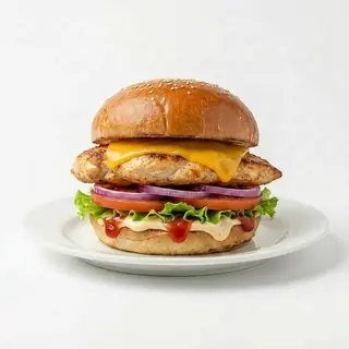 Hamburguesa De Pollo Normal