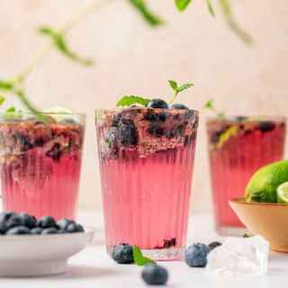 Virgin mojito blueberry