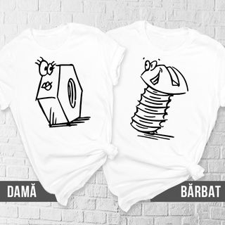 Set tricouri - Șurub și piuliță