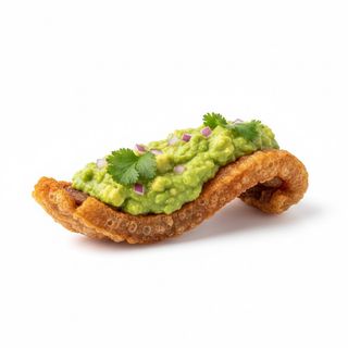 Taco De Chicharrón Con Guacamole (1 Ud.)