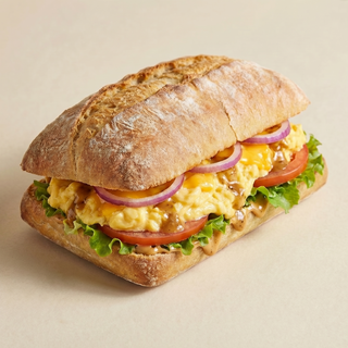 Sandwich Oeufs Brouillés