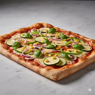 Pizza Granjera 30 Cm. X 40 Cm.