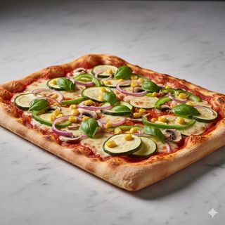 Pizza Granjera 30 Cm. X 40 Cm.