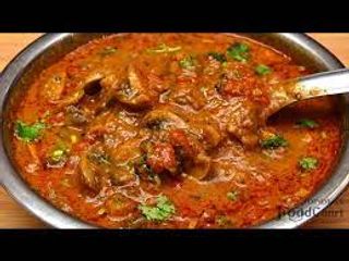 Muttton Mashroom = Masala