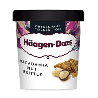 Морозиво Haagen-Dazs макадамський горіх-карамель (400г)