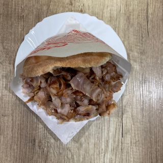 Panino kebap's carne e salse