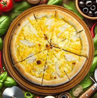 Піца Курка в сирі стандарт (400г)