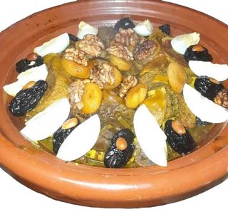 Tagine De Veaux Sucrée Au Pruneaux