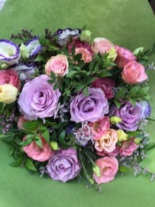 Bouquet lilla e rosa 