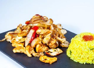 Grilled chicken fajita