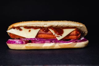 Un hot dog 18
