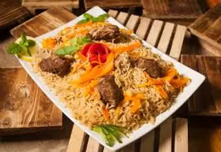 Beef + Sukuma/Cabbage/Managu With Rice/Pilau