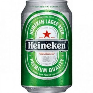 Cerveza lata 33cl Heineken