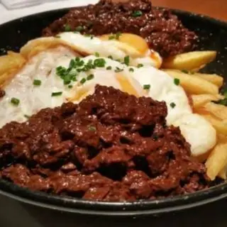 Con morcilla de León