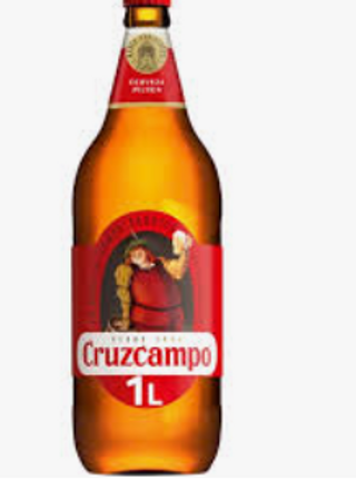 Cerveza Cruzcampo (1 lt.)