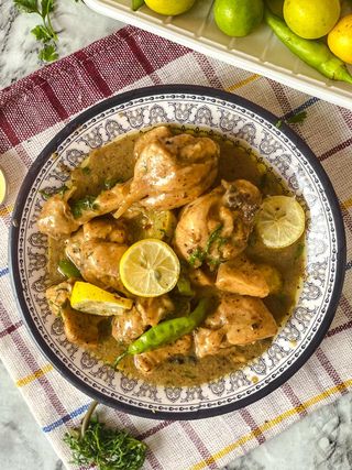 Lemon chicken karahi