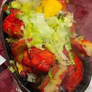 Pollo tikka shashlik