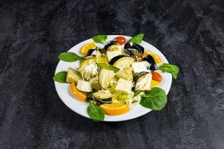 2. BRINJOL & COTTAGE CHEESE SALAD