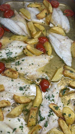 Filetto di orata al forno con patate
