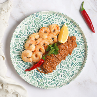 Ծովախեցգետին հնդկաձավարի լապշայով