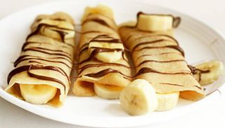 CLATITE CU CIOCOLATA, BANANE SI NUCA 200GR